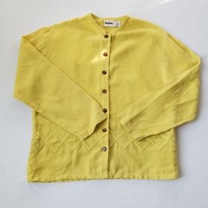 Linen blazer S